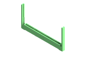 337-029-500-168 - EDAC Card Edge Connector